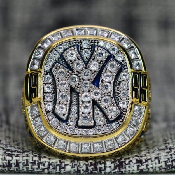 1999 New York Yankees MLB championship ring replica with custom name – Premium Series MLB Rings 1999 yankees