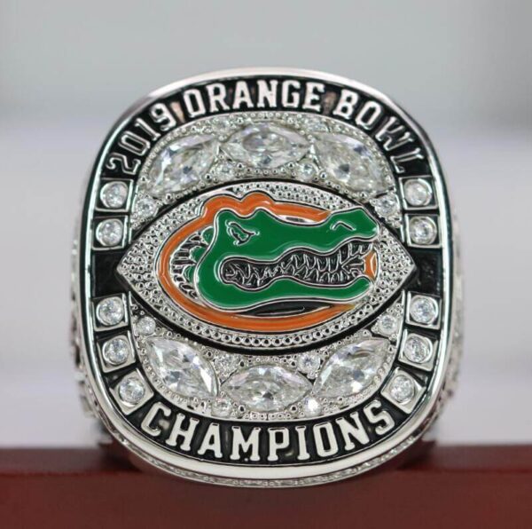 2019 Florida Gators Orange Bowl championship ring replica with custom name – Premium Series NCAA Rings 2019 gators ring