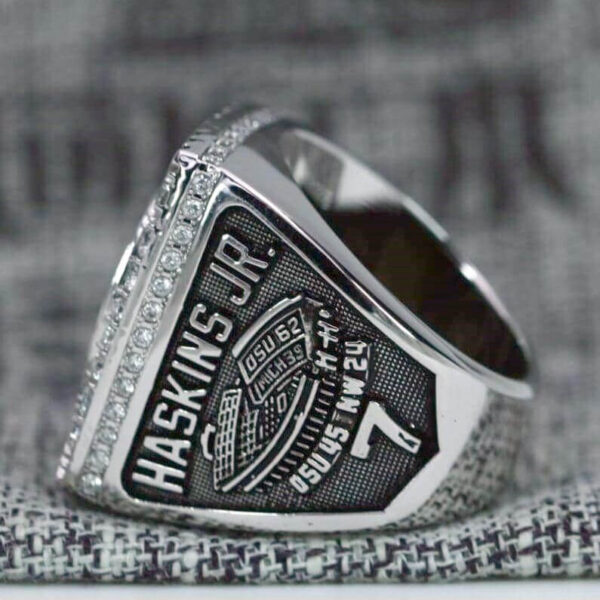 2010 Ohio State Buckeyes Big 10 championship ring replica with custom name – Premium Series NCAA Rings 2010 Ohio State Buckeyes Big 10 championship ring 4