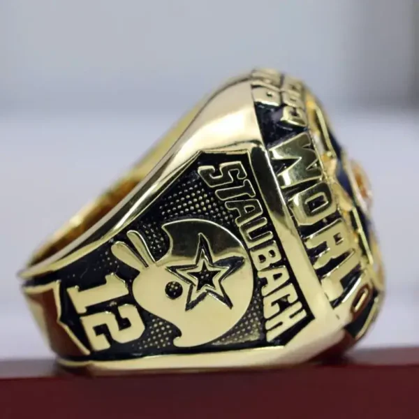 1971 Dallas Cowboys championship ring replica with custom name – Premium Series Football Rings 1971 cowboys ring 2