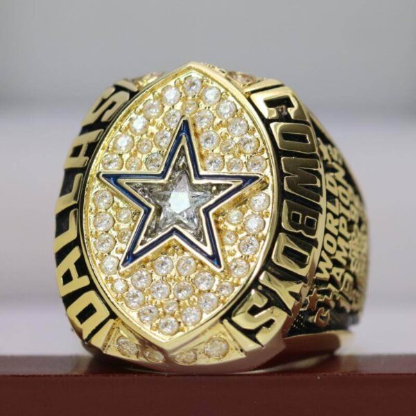 1992 Dallas Cowboys championship ring replica with custom name – Premium Series Football Rings 1992 cowboys 4