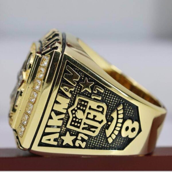 1995 Dallas Cowboys championship ring replica with custom name – Premium Series Football Rings 1995 cowboys 4