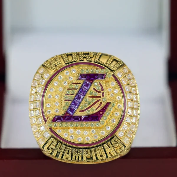 2020 Los Angeles Lakers NBA championship ring replica with custom name – Premium Series NBA Rings 2020 lakers