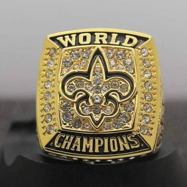 2009 New Orleans Saints championship ring replica with custom name – Premium Series Football Rings championship ring for sale