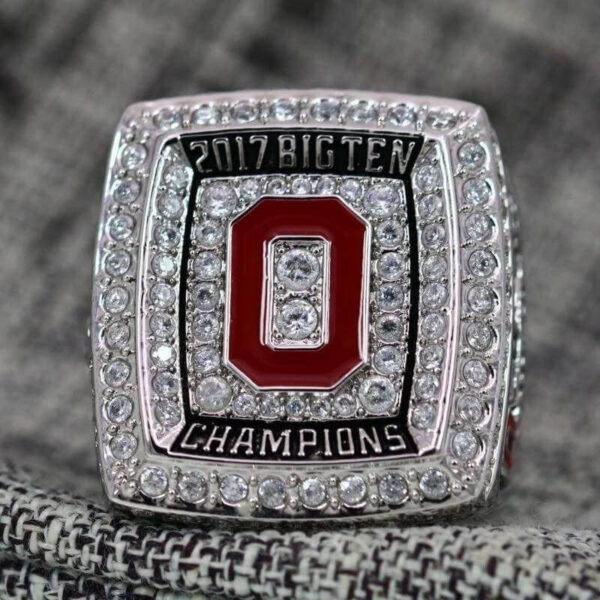 2017 Ohio State Buckeyes Big 10 championship ring replica with custom name – Premium Series NCAA Rings big 10