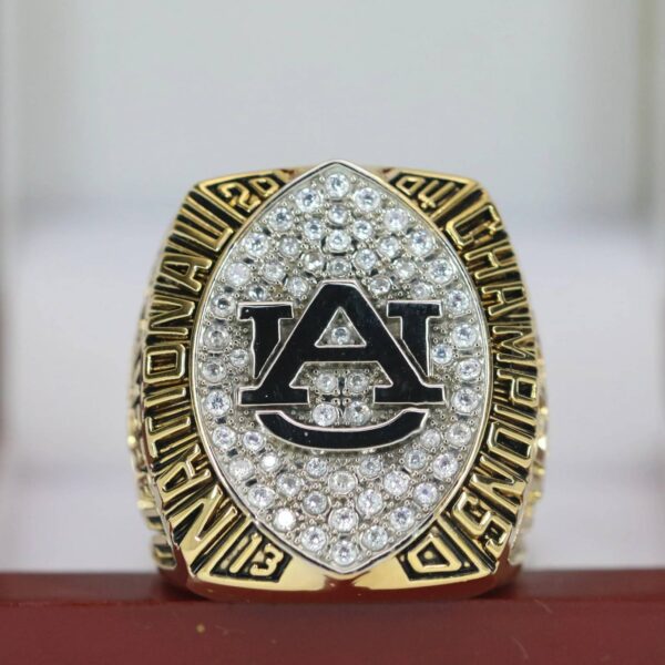 2004 Auburn Tigers National championship ring replica with custom name – Premium Series NCAA Rings 2004 Auburn Tigers 3