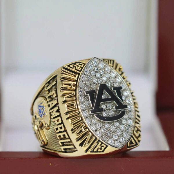 2004 Auburn Tigers National championship ring replica with custom name – Premium Series NCAA Rings 2004 Auburn Tigers 2