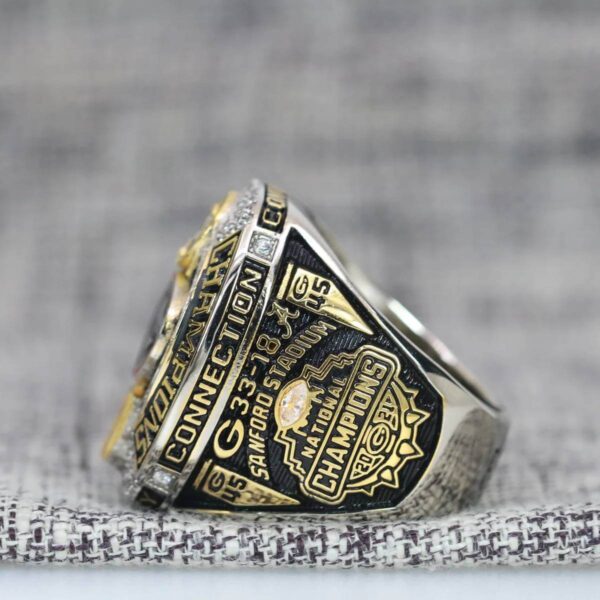 2021 Georgia Bulldogs National championship ring replica with custom name – Premium Series NCAA Rings 2019 Georgia Bulldogs 7