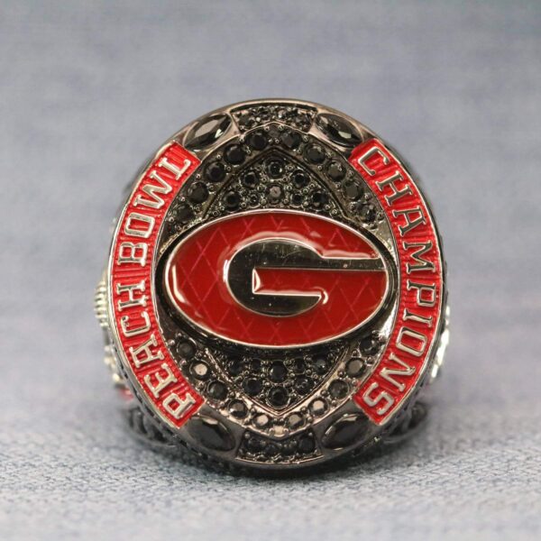 2022 Georgia Bulldogs Peach Bowl championship ring replica with custom name – Premium Series NCAA Rings 2023 Georgia Bulldogs