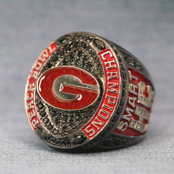 2022 Georgia Bulldogs Peach Bowl championship ring replica with custom name – Premium Series NCAA Rings 2023 Georgia Bulldogs 7