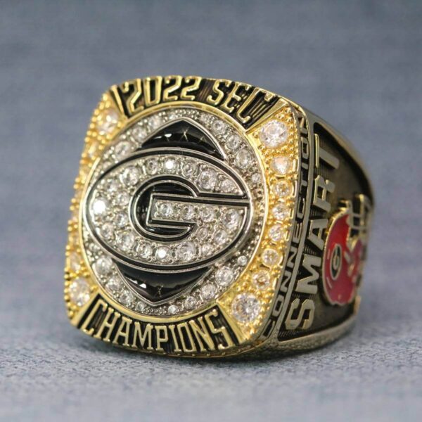 2022 Georgia Bulldogs SEC championship ring replica with custom name – Premium Series NCAA Rings 2022 Georgia Bulldogs SEC championship ring 7