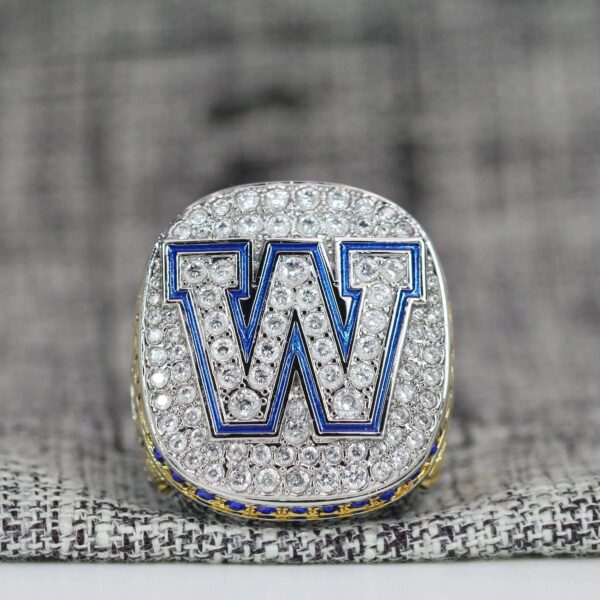 2019 Winnipeg Blue Bombers Grey Cup championship ring replica with custom name – Premium Series Grey Cup rings Andrew Harris 3