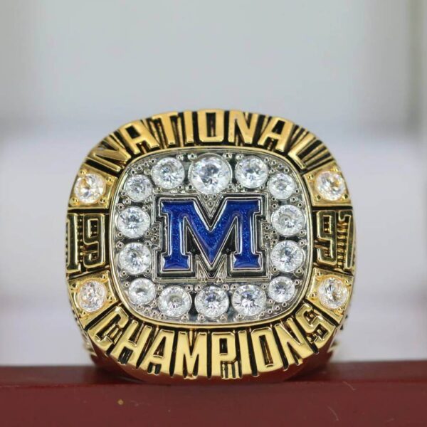 1997 Michigan Wolverines National championship ring replica with custom name – Premium Series NCAA Rings 1997 wolverines