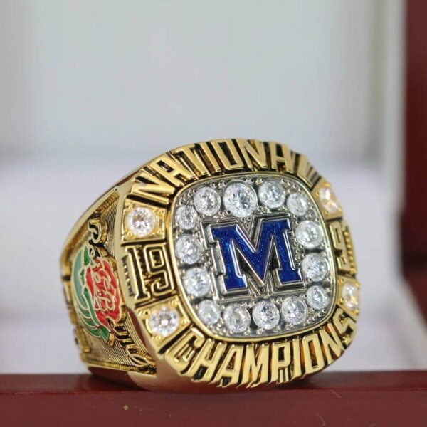 1997 Michigan Wolverines National championship ring replica with custom name – Premium Series NCAA Rings 1997 wolverines 5