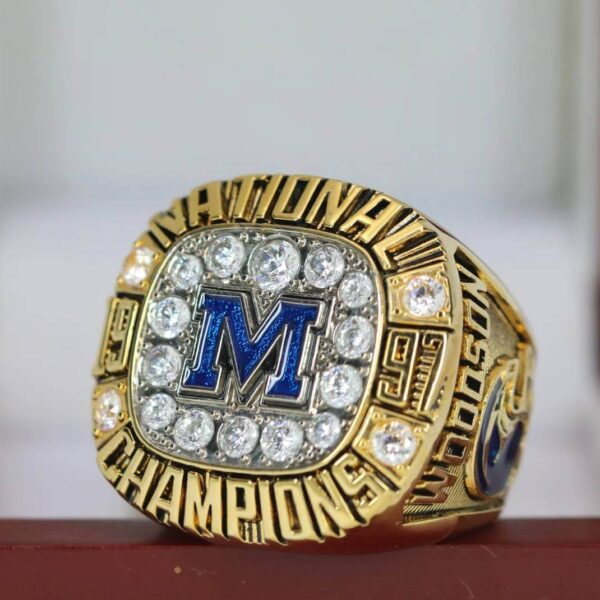 1997 Michigan Wolverines National championship ring replica with custom name – Premium Series NCAA Rings 1997 wolverines 7