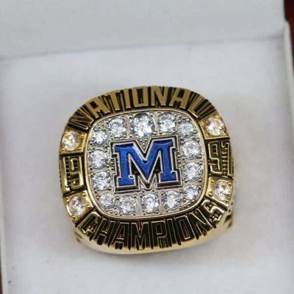 1997 Michigan Wolverines National championship ring replica with custom name – Premium Series NCAA Rings 1997 wolverines 9