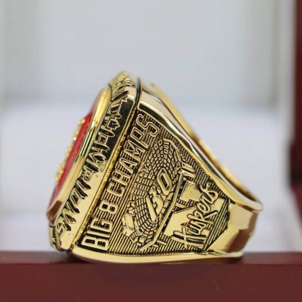 1994 Nebraska Cornhuskers National championship ring replica with custom name – Premium Series NCAA Rings big 10 7