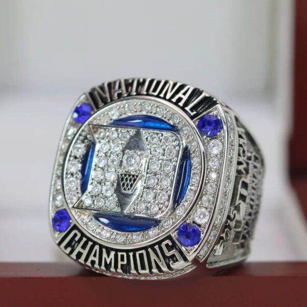 2015 Duke University National championship ring replica with custom name – Premium Series NCAA Rings big 10 4