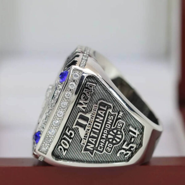 2015 Duke University National championship ring replica with custom name – Premium Series NCAA Rings big 10 7