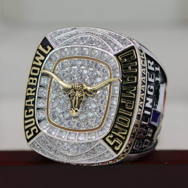 2018 Texas Longhorns National championship ring replica with custom name – Premium Series NCAA Rings big 10 4