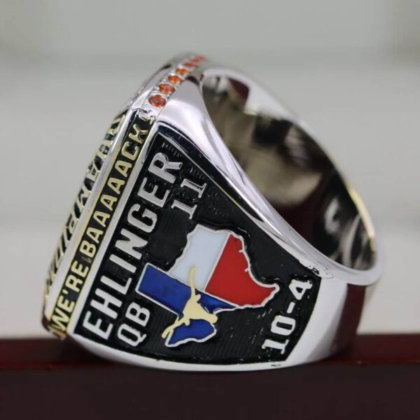 2018 Texas Longhorns National championship ring replica with custom name – Premium Series NCAA Rings big 10 7