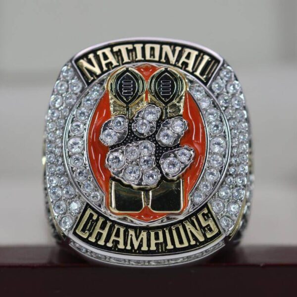 2018 Clemson Tigers National championship ring replica with custom name – Premium Series NCAA Rings 2018 Clemson Tigers