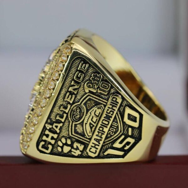 2019 Clemson Tigers ACC championship ring replica with custom name – Premium Series NCAA Rings 2019 Clemson Tigers ring 7