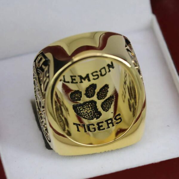 2019 Clemson Tigers ACC championship ring replica with custom name – Premium Series NCAA Rings 2019 Clemson Tigers ring 6