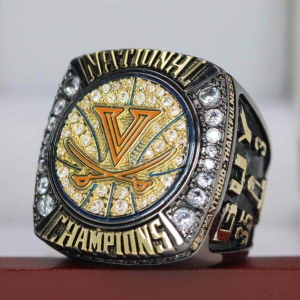 2019 Virginia Cavaliers National championship ring replica with custom name – Premium Series NCAA Rings 2019 Virginia Cavaliers 5