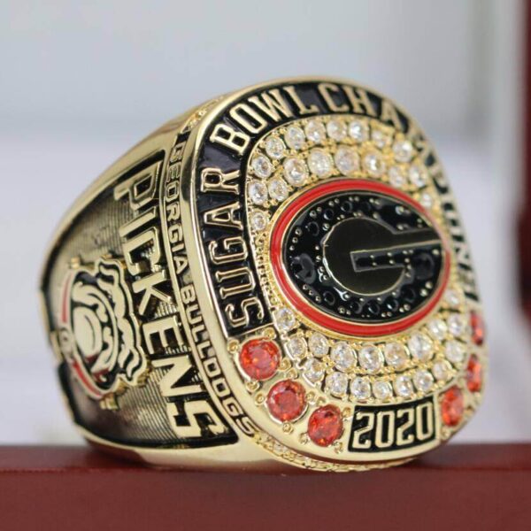 2020 Georgia Bulldogs Sugar Bowl championship ring replica with custom name – Premium Series NCAA Rings 2019 Georgia Bulldogs 2