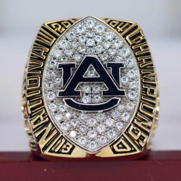 2004 Auburn Tigers National championship ring replica with custom name – Premium Series NCAA Rings 2004 Auburn Tigers