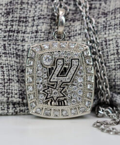 2014 San Antonio Spurs NBA Ring Pendant with Necklace & Custom Engraving – Premium Series NBA Ring Pendants basketball ring pendant 2014 San Antonio Spurs NBA Ring Pendant with Necklace & Custom Engraving – Premium Series NBA Ring Pendants basketball ring pendant