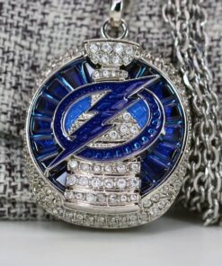 2020 Tampa Bay Lightning Stanley Cup Pendant with Necklace & Custom Engraving – Premium Series NHL Ring Pendants custom engraved ring pendant 2020 Tampa Bay Lightning Stanley Cup Pendant with Necklace & Custom Engraving – Premium Series NHL Ring Pendants custom engraved ring pendant