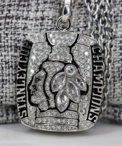 2010 Chicago Blackhawks Stanley Cup Pendant with Necklace & Custom Engraving – Premium Series NHL Ring Pendants Chicago Blackhawks 2010 Chicago Blackhawks Stanley Cup Pendant with Necklace & Custom Engraving – Premium Series NHL Ring Pendants Chicago Blackhawks