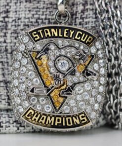 2017 Pittsburgh Penguins Stanley Cup Pendant with Necklace & Custom Engraving – Premium Series NHL Ring Pendants custom engraved ring pendant 2017 Pittsburgh Penguins Stanley Cup Pendant with Necklace & Custom Engraving – Premium Series NHL Ring Pendants custom engraved ring pendant