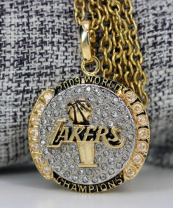 2009 Los Angeles Lakers NBA Ring Pendant with Necklace & Custom Engraving – Premium Series NBA Ring Pendants basketball ring pendant 2009 Los Angeles Lakers NBA Ring Pendant with Necklace & Custom Engraving – Premium Series NBA Ring Pendants basketball ring pendant