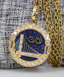 2018 Golden State Warriors NBA Ring Pendant with Necklace & Custom Engraving – Premium Series NBA Ring Pendants 2018 warriors 2018 Golden State Warriors NBA Ring Pendant with Necklace & Custom Engraving – Premium Series NBA Ring Pendants 2018 warriors