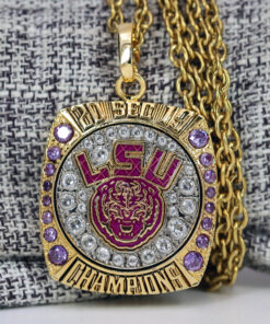 2019 LSU Louisiana State University SEC Pendant with Necklace & Custom Engraving – Premium Series NCAA Ring Pendants custom engraved ring pendant 2019 LSU Louisiana State University SEC Pendant with Necklace & Custom Engraving – Premium Series NCAA Ring Pendants custom engraved ring pendant