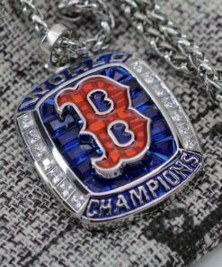 2018 Boston Red Sox World Series Pendant with Necklace & Custom Engraving – Premium Series MLB Ring Pendants 2018 red sox 2018 Boston Red Sox World Series Pendant with Necklace & Custom Engraving – Premium Series MLB Ring Pendants 2018 red sox