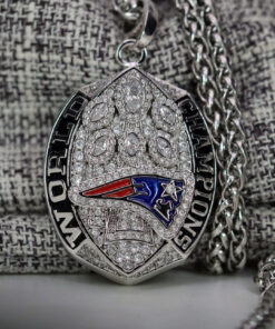 2018 New England Patriots Ring Pendant with Necklace & Custom Engraving – Premium Series Football Ring Pendants 2018 patriots 2018 New England Patriots Ring Pendant with Necklace & Custom Engraving – Premium Series Football Ring Pendants 2018 patriots