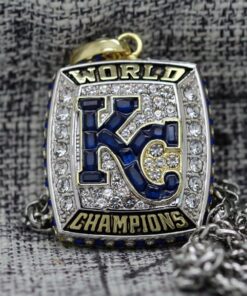 2015 Kansas City Royals World Series Pendant with Necklace & Custom Engraving – Premium Series MLB Ring Pendants 1985 Kansas City Royals ring 2015 Kansas City Royals World Series Pendant with Necklace & Custom Engraving – Premium Series MLB Ring Pendants 1985 Kansas City Royals ring