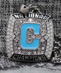 2016 Coastal Carolina Chanticleers Pendant with Necklace & Custom Engraving – Premium Series NCAA Ring Pendants Coastal Carolina Chanticleers 2