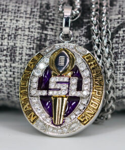 2019 LSU Louisiana State University Pendant with Necklace & Custom Engraving – Premium Series NCAA Ring Pendants custom engraved ring pendant 2019 LSU Louisiana State University Pendant with Necklace & Custom Engraving – Premium Series NCAA Ring Pendants custom engraved ring pendant