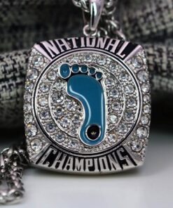 2017 North Carolina Tar Heels Pendant with Necklace & Custom Engraving – Premium Series NCAA Ring Pendants custom engraved ring pendant 2
