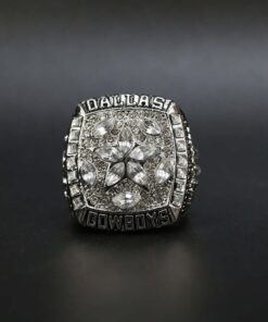 1995 Dallas Cowboys Larry Brown Silver championship ring Football Rings 1995 dallas cowboys