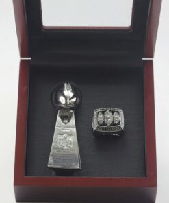 1984 Los Angeles Raiders (Las Vegas Raiders) championship ring & trophy Football Rings 1984 Los Angeles Raiders