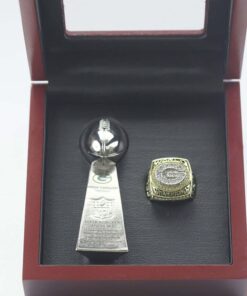1997 Green Bay Packers championship ring & trophy Football Rings 1997 Green Bay Packers championship ring