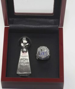 2012 New York Giants championship ring & trophy Football Rings 2012 New York Giants championship ring