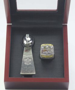 2016 Denver Broncos championship ring & trophy Football Rings 2016 Denver Broncos championship ring