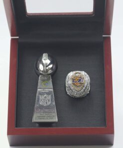 2022 Los Angles Rams championship ring & trophy Football Rings 2022 Los Angles Rams championship ring